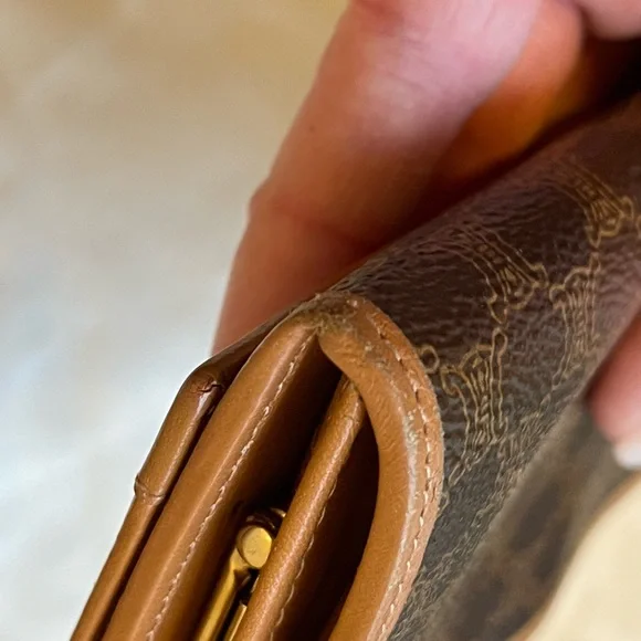 Perfect Condition Authentic Vintage Celine Long Wallet